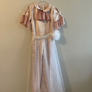 Girl’s First Communion Outfit with  Accessories, Size 10-12 (L)